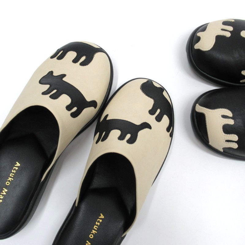 Atsuko Matano アツコ マタノ サンダル  シルエットネコ  /BE